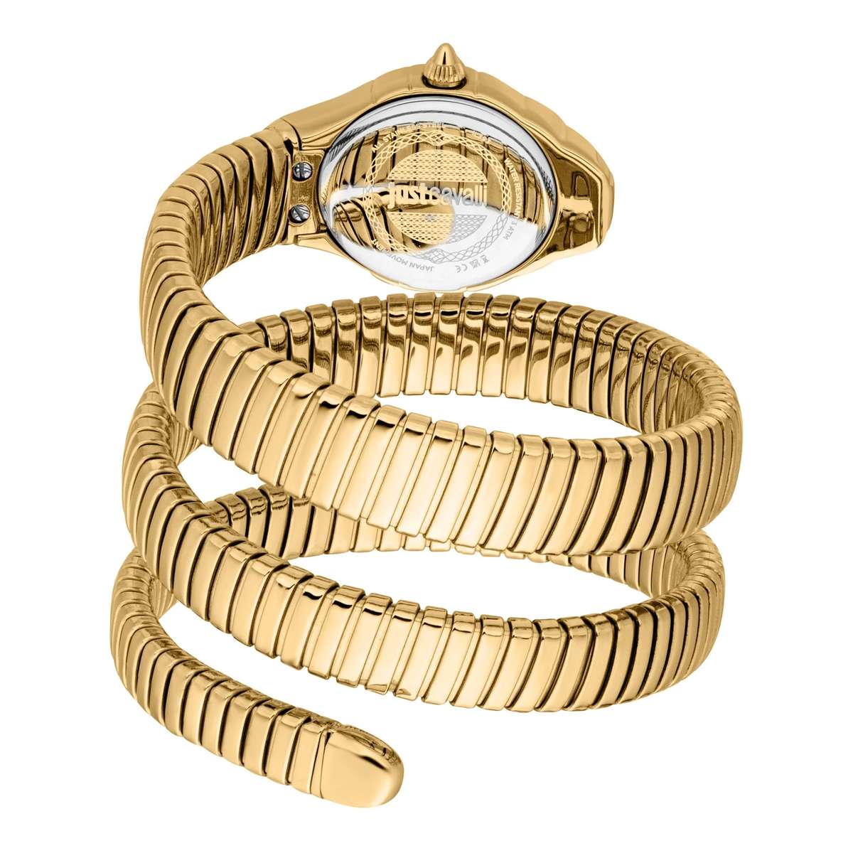 Just Cavalli Signature Snake Amanta Yellow Gold Silver