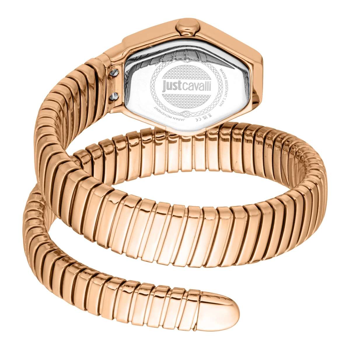 Just Cavalli Signature Snake Splora Rose Gold