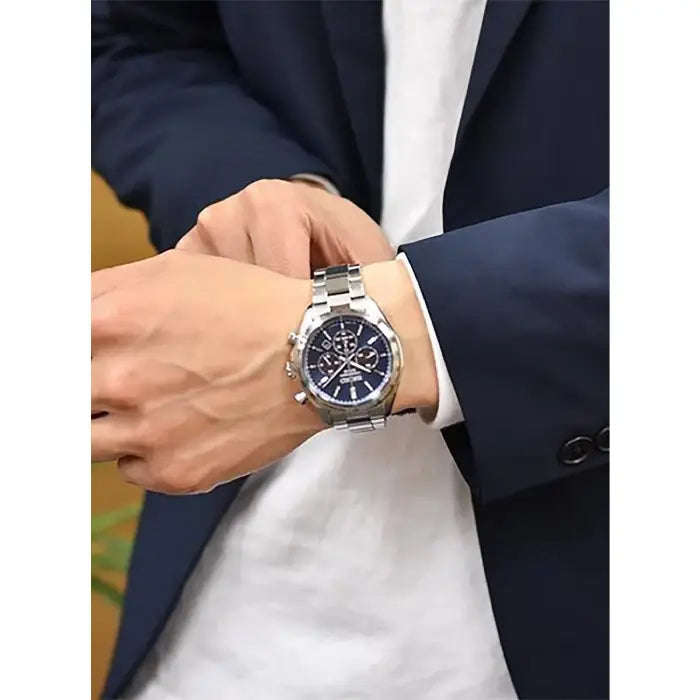 Seiko Selection S Series SBPY163 Solar Chronograph Men's Watch