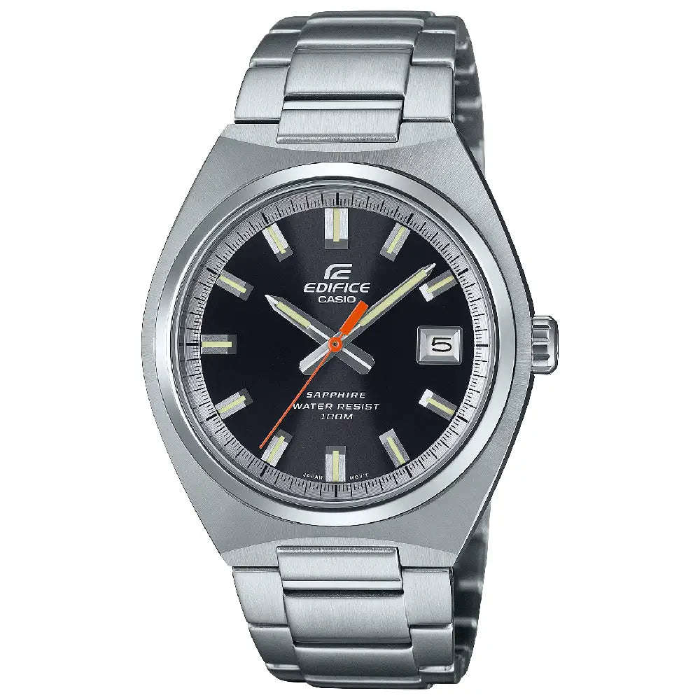 Casio Edifice EFB-109D-1AV Black Dial 38.5mm Stainless Steel Men's Watch