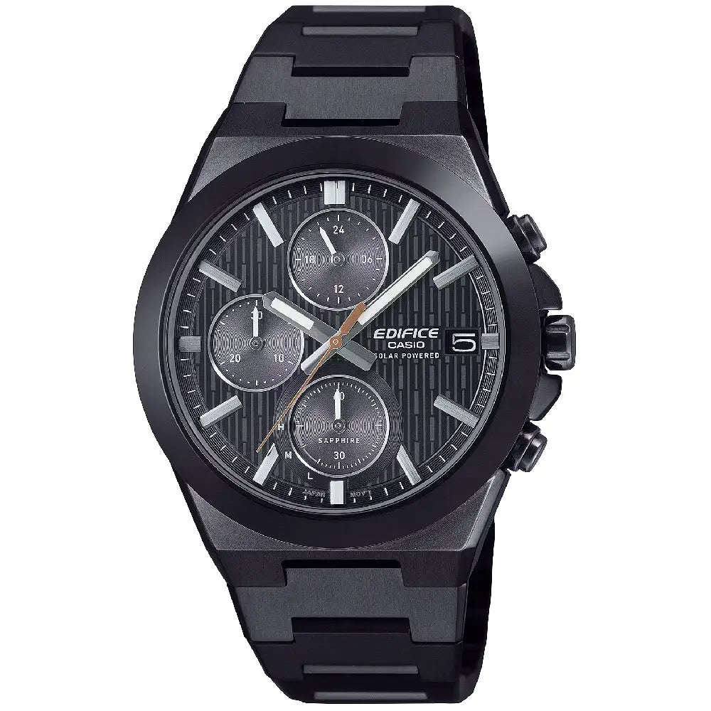 Casio Edifice Ceramic Bezel Solar Sapphire Chronograph EFS-S650DC-1A Men's Watch
