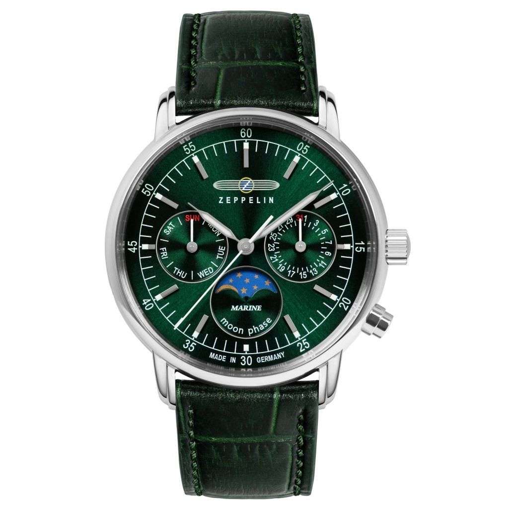 ZEPPELIN Lady LZ 14 Marine Moonphase Watch 86354