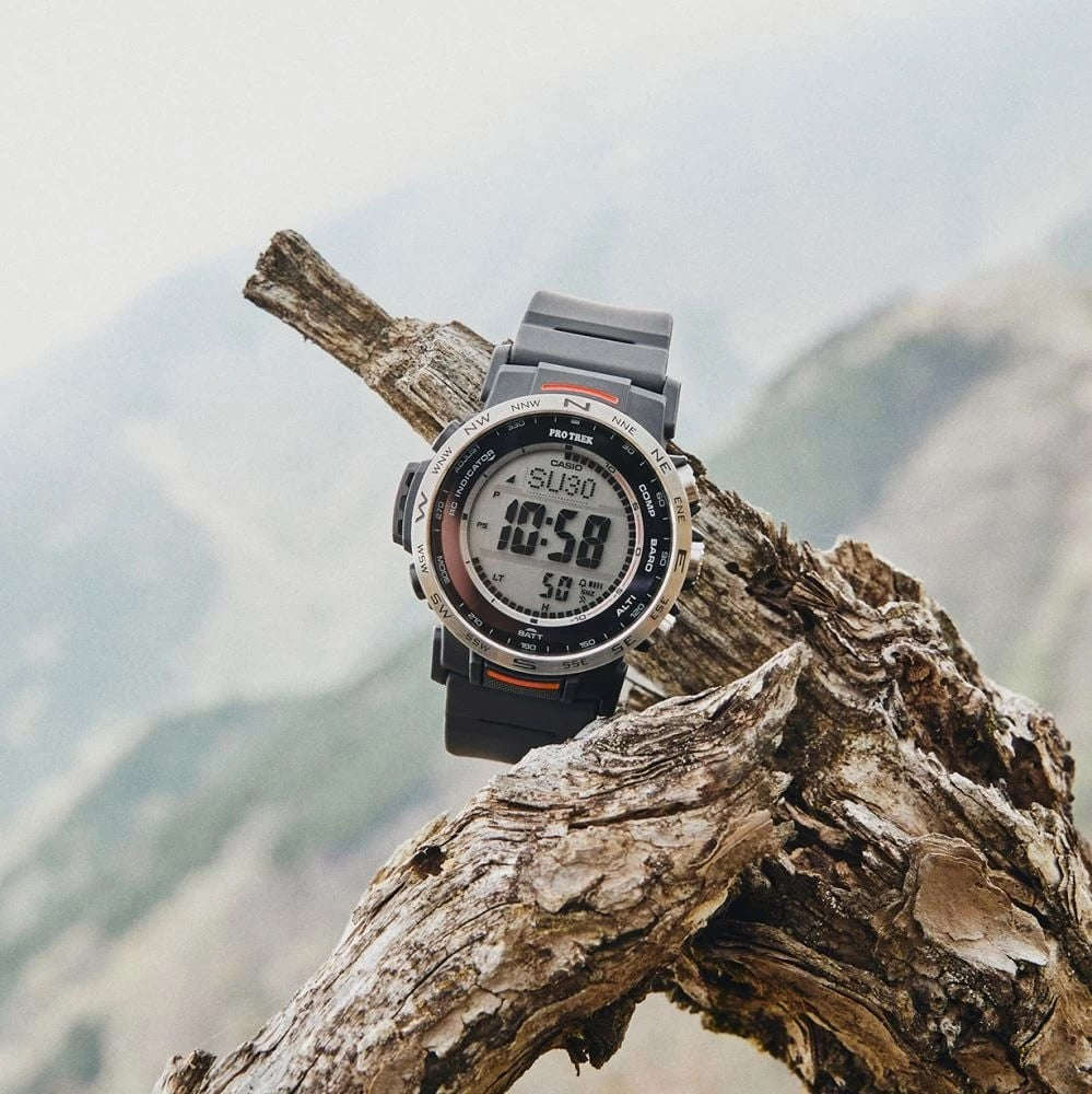 CASIO Men's Pro Trek Tough Solar Triple Sensor Watch PRW-35-1AER