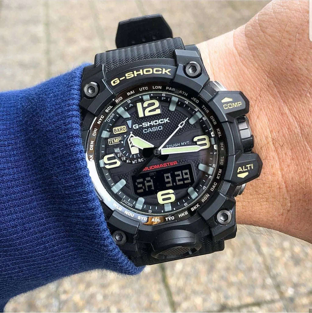 Casio G-Shock Mudmaster Black Dial Mens Watch | GWG-1000-1ADR