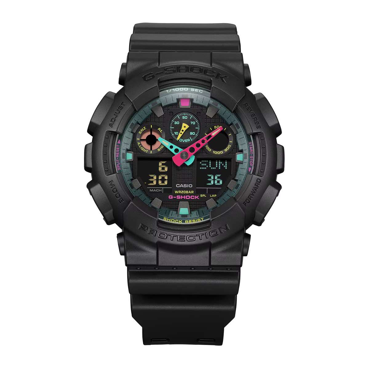 Casio G-Shock Black Dial Unisex Watch | GA-100MF-1ADR