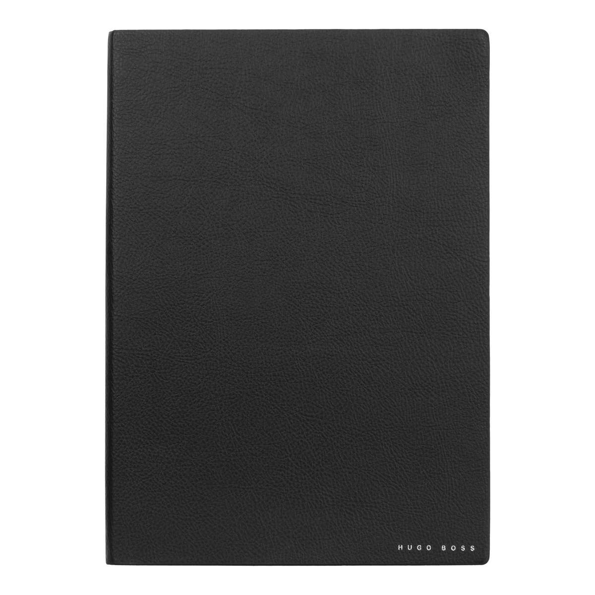 HUGO BOSS Essential Black Lined B5 Notebook | HNB121AL