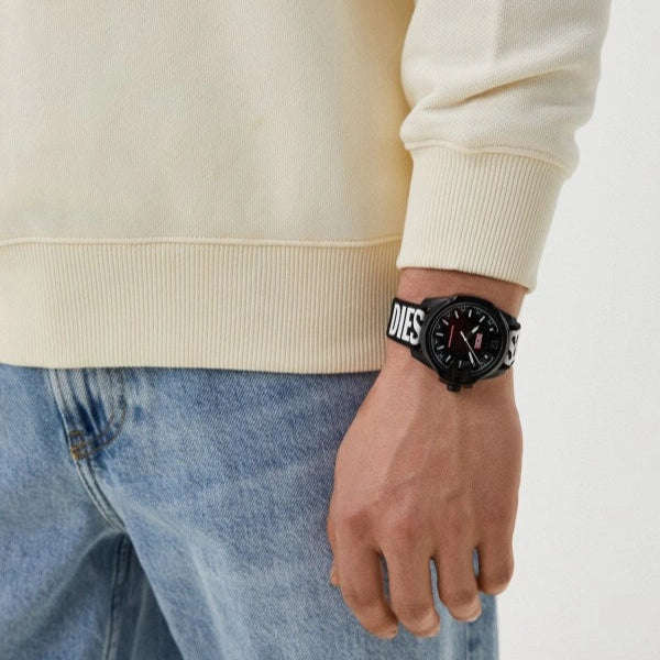 Diesel Baby Chief Solar-Powered Black rPET Men's Watch | DZ4653