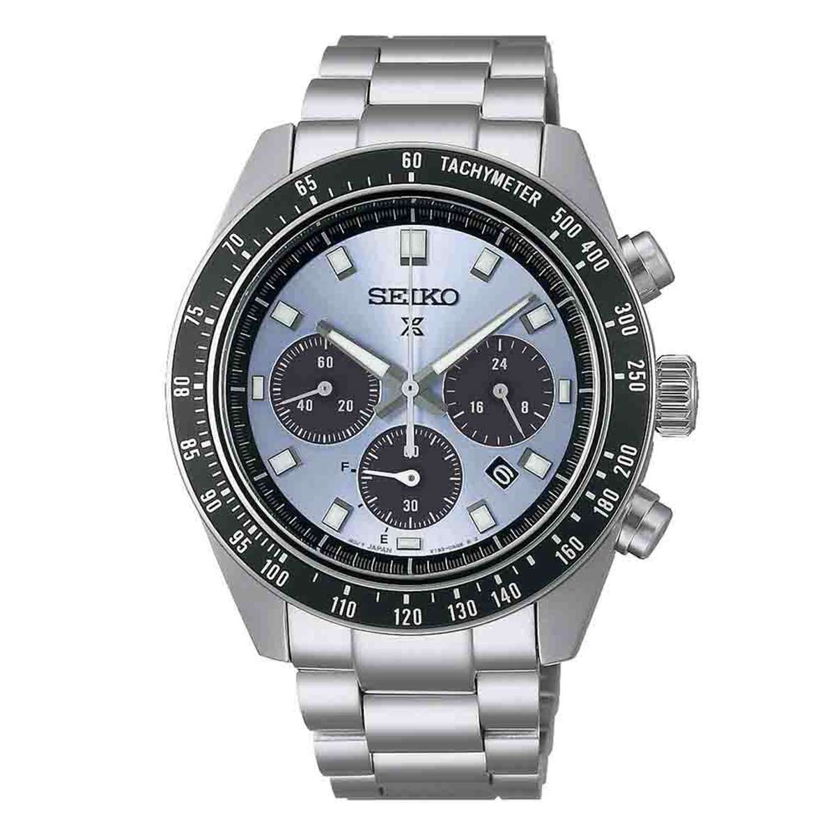 Seiko Prospex Solar Chronograph Stainless Steel Men's Watch | SSC935P1