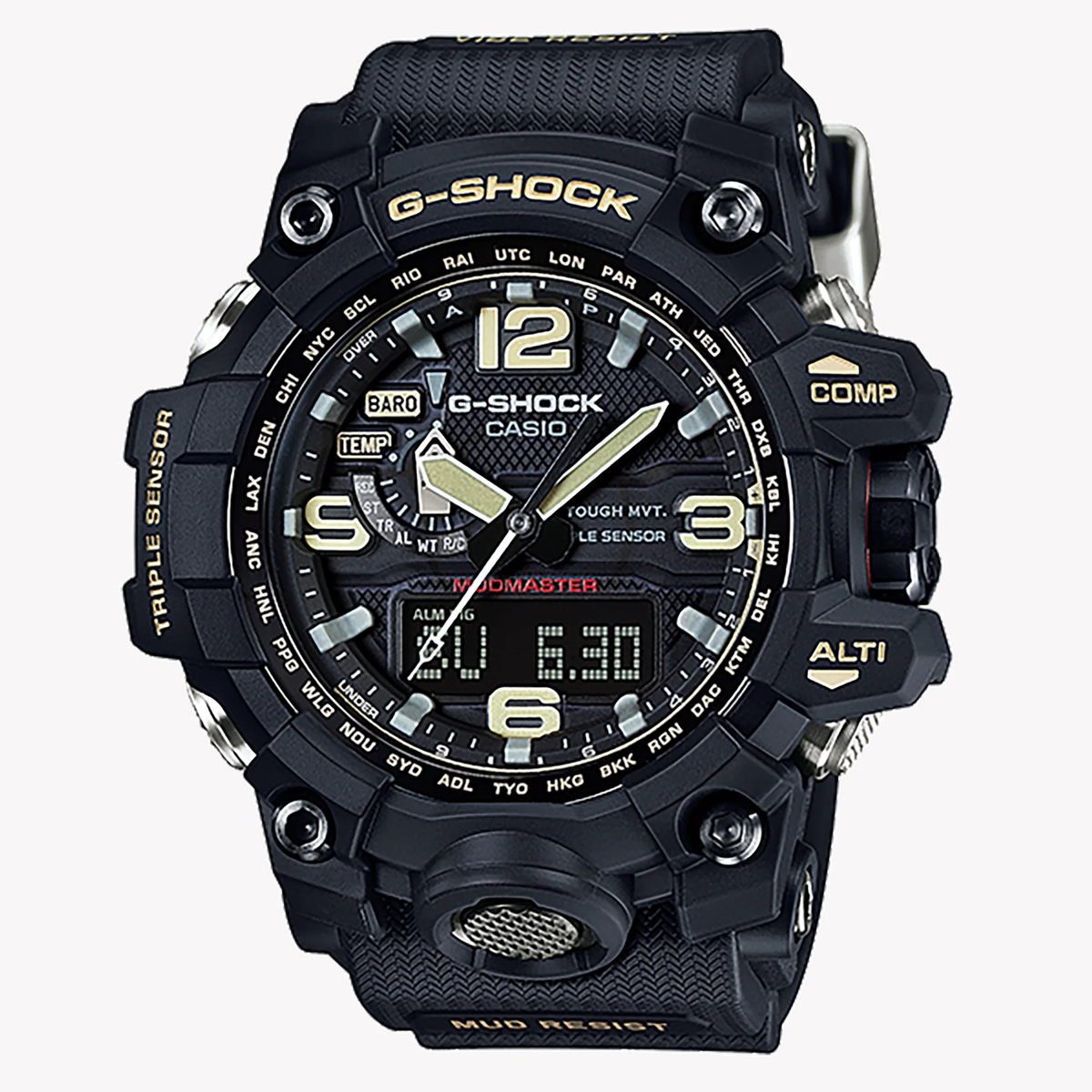 Casio G-Shock Mudmaster Black Dial Mens Watch | GWG-1000-1ADR