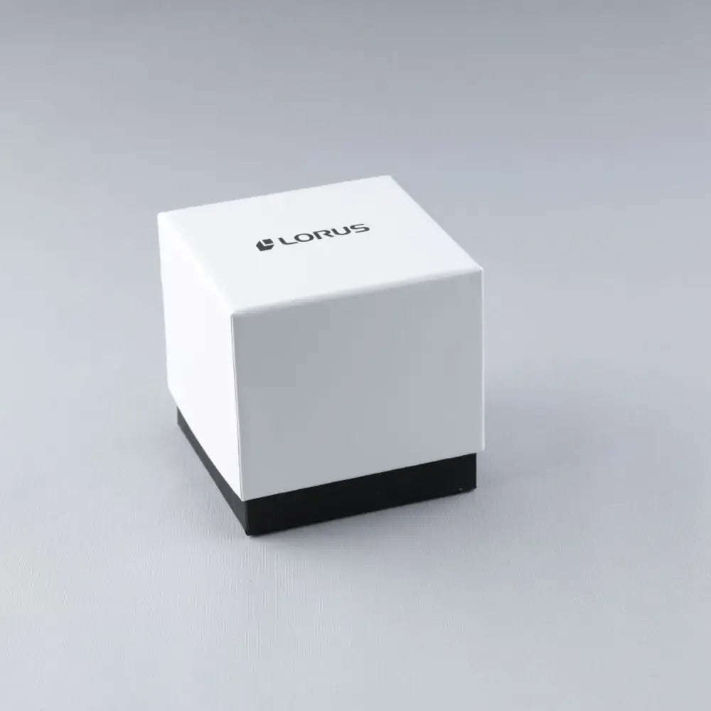 Lorus RG Rect Champ Dial Calender Black Hands Rom Num Brown Leather Strap | RH742BX9