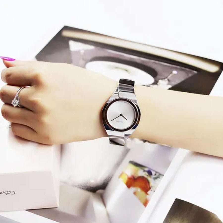 Calvin Klein Senses Silver Women's Dress Watch |  K5N2S126 - Silver