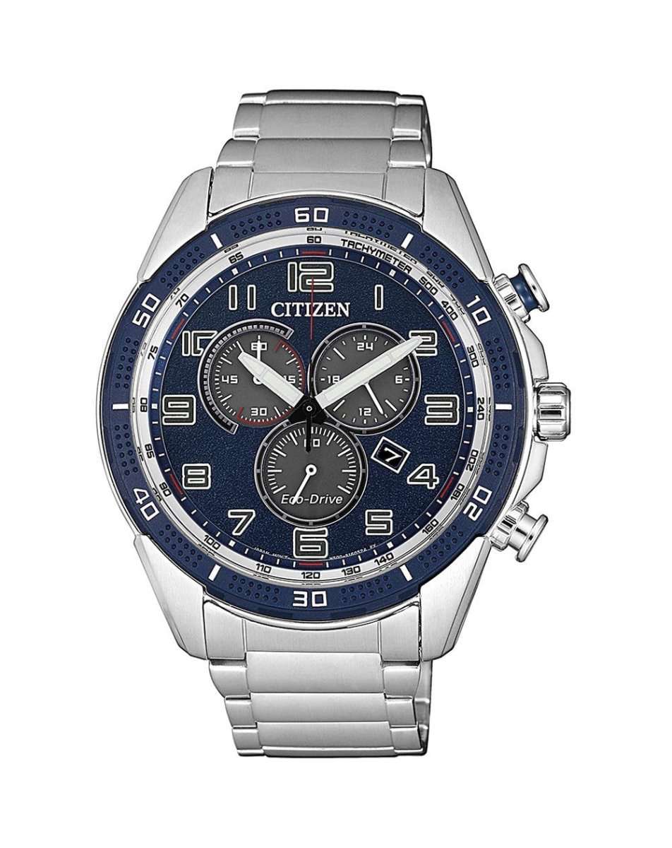 Citizen AR Chronograph Eco-Drive Blue Dial Men's Watch - AT2440-51L