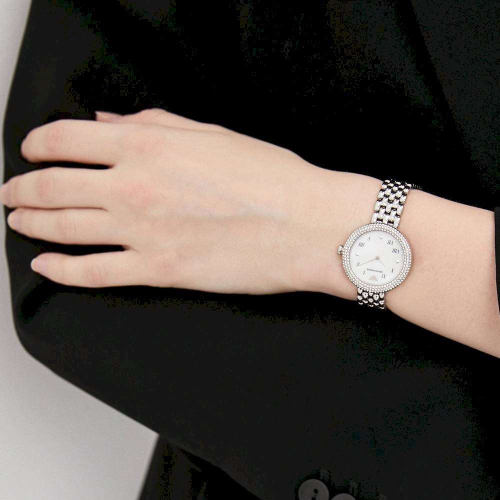 Emporio Armani Rosa Two-Hand Stainless Steel Women's Watch | AR11354