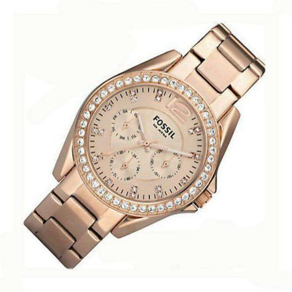 Fossil Riley Rose Gold Women's Watch | ES2811