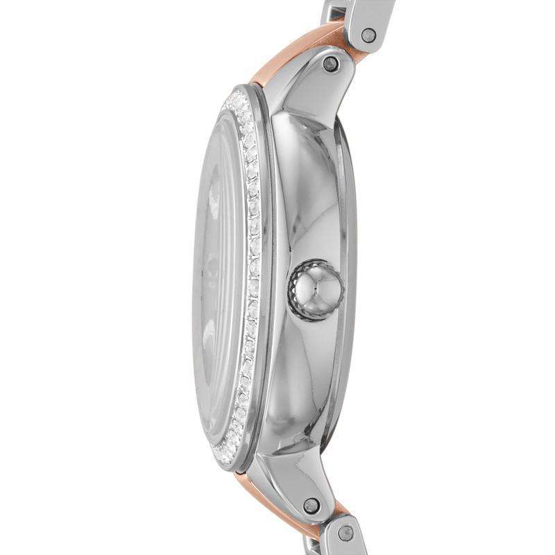 Fossil Virginia Two Tone Silver/Rose Gold Watch  | ES3405