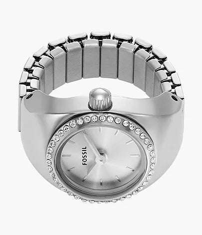 Fossil Watch Ring Two-Hand Stainless Steel Woman's Watch| ES5321