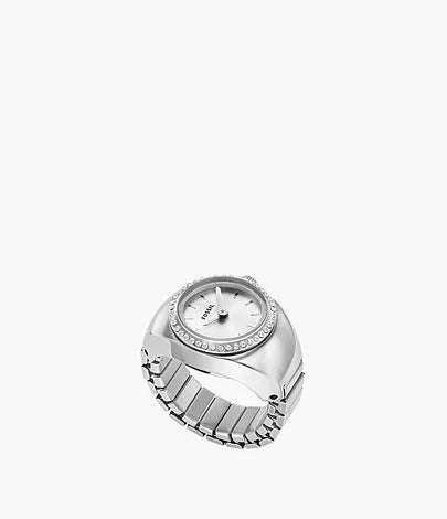 Fossil Watch Ring Two-Hand Stainless Steel Woman's Watch| ES5321