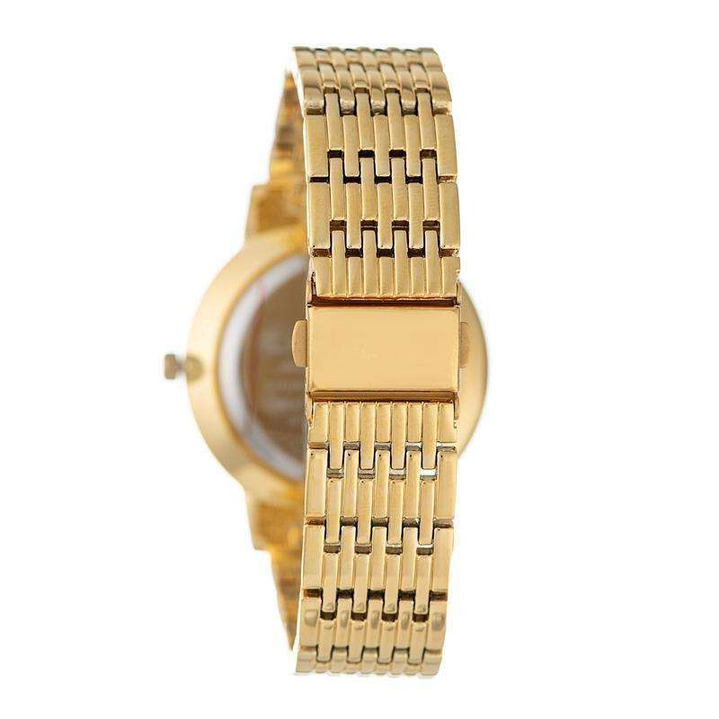 Hallmark Gold Mesh White Dial Men's Watch | HB1444W