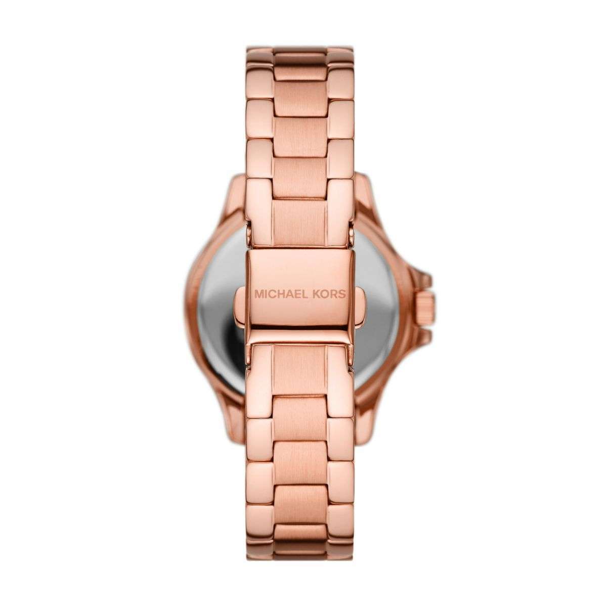 Michael Kors Kenly Three-Hand Rose Gold-Tone Stainless Steel Women's Watch | MK6956
