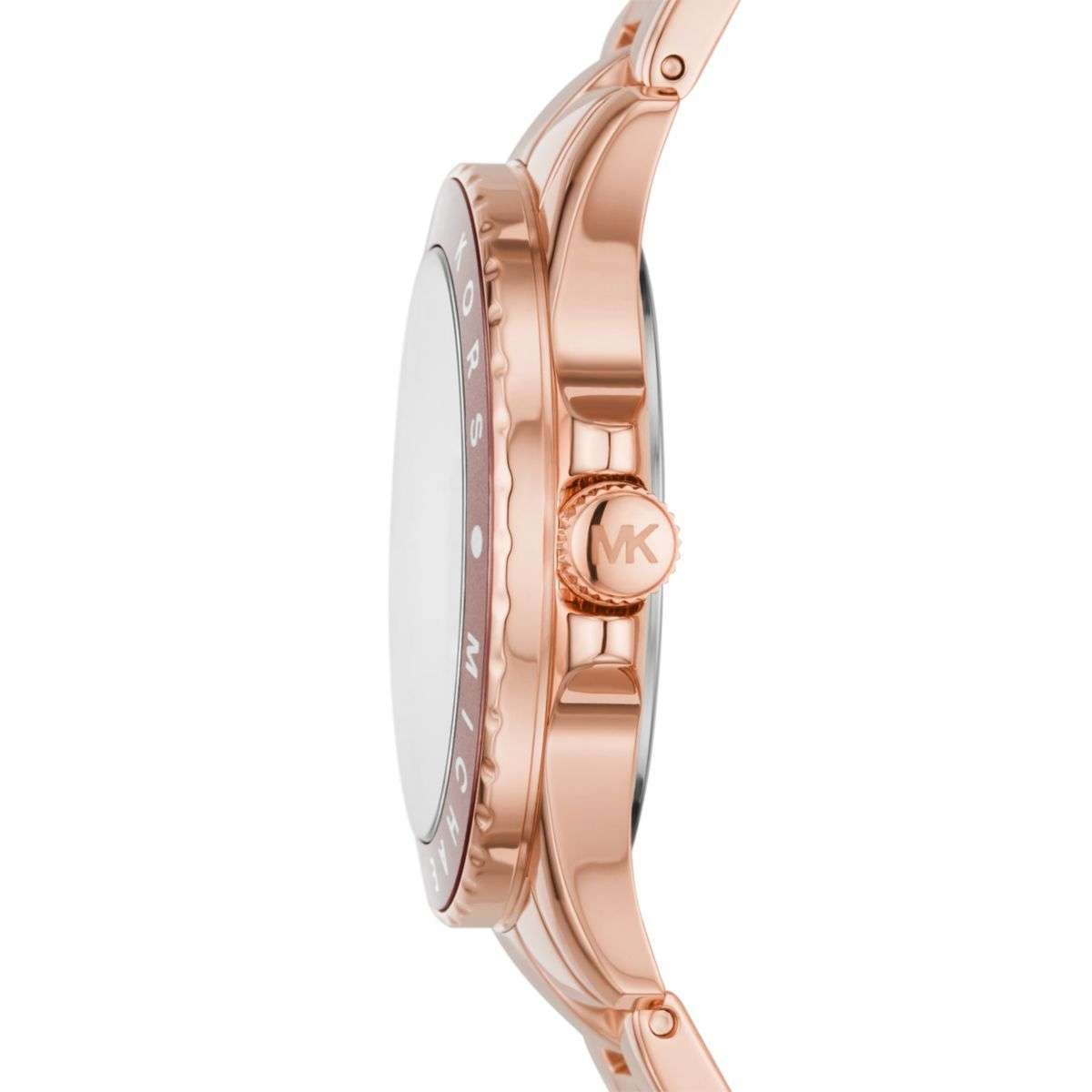 Michael Kors Kenly Three-Hand Rose Gold-Tone Stainless Steel Women's Watch | MK6956
