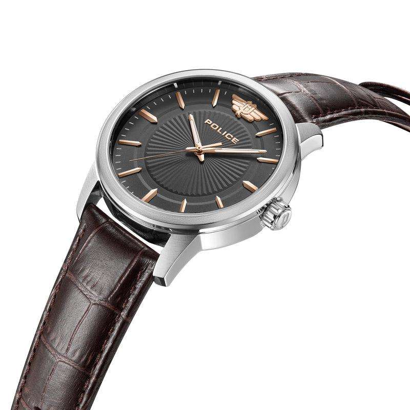 Police Gents Raho Grey Dial 3 Hands Watch