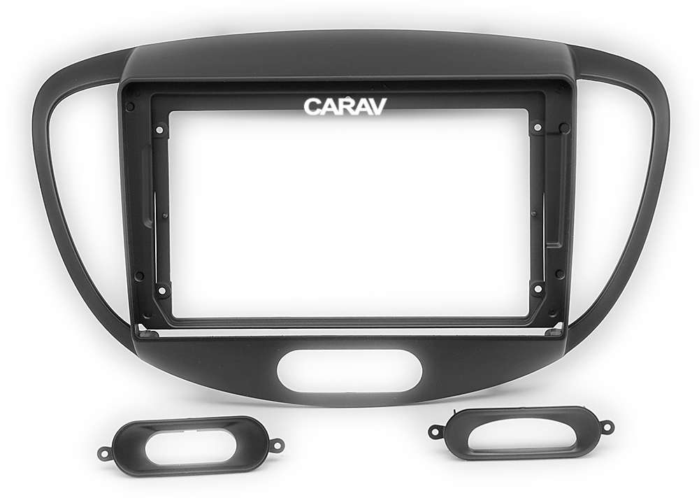 Hyundai i10 2008-2013 Double Din Trimplate with wiring harness