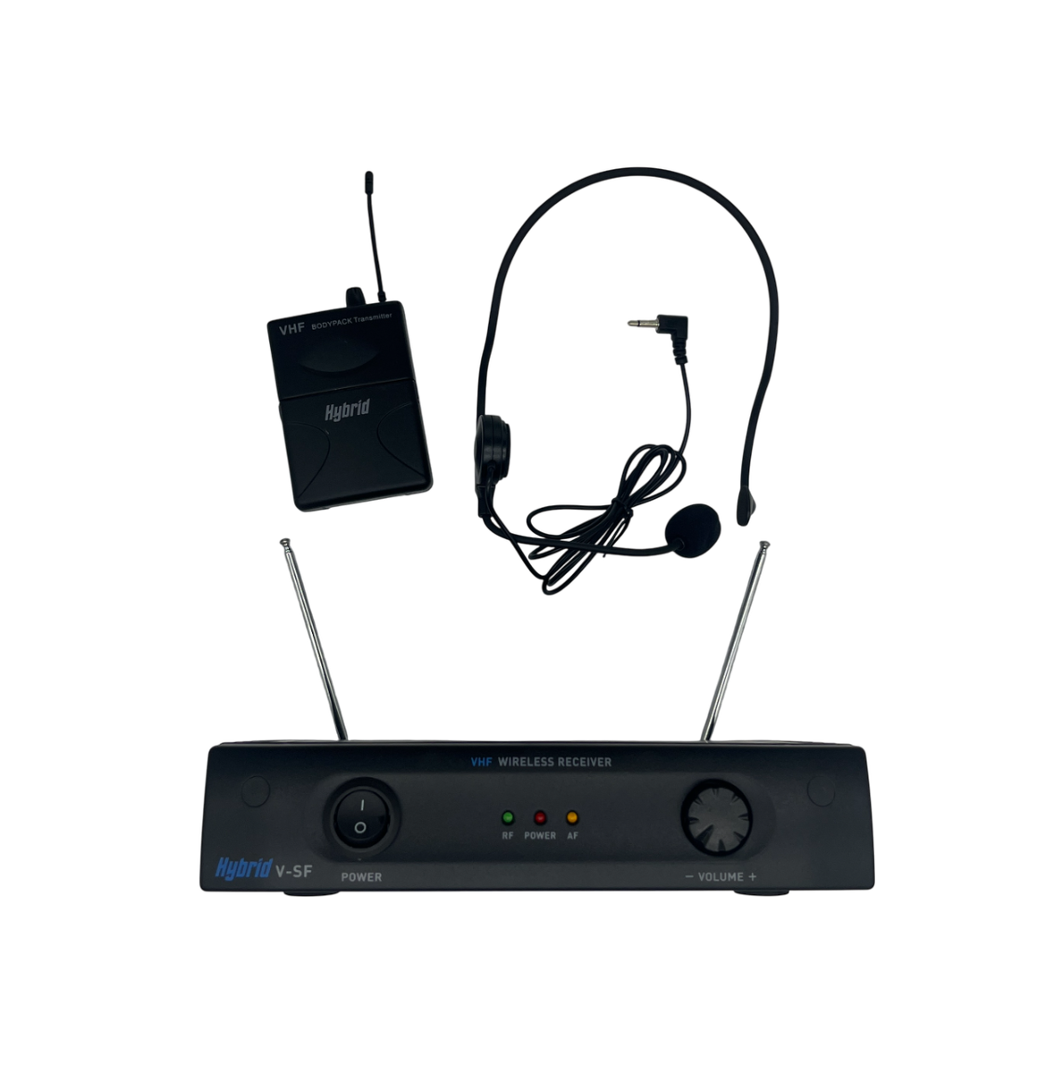 Hybrid V-SF LP VHF Wireless Headset Microphone System