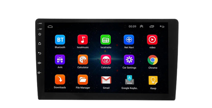 Paramount MEDIA9 Universal 9" Double Din Android OEM Fit Radio