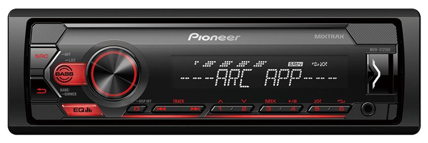 Pioneer MVH-S125UI USB Single Din MEDIA PLAYER