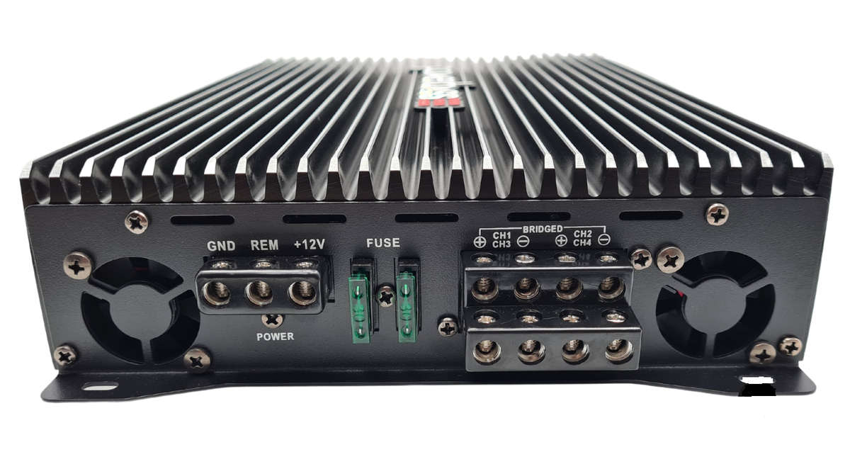 Powerbass WARHEAD4.95 8000W 4-Channel Amplifier