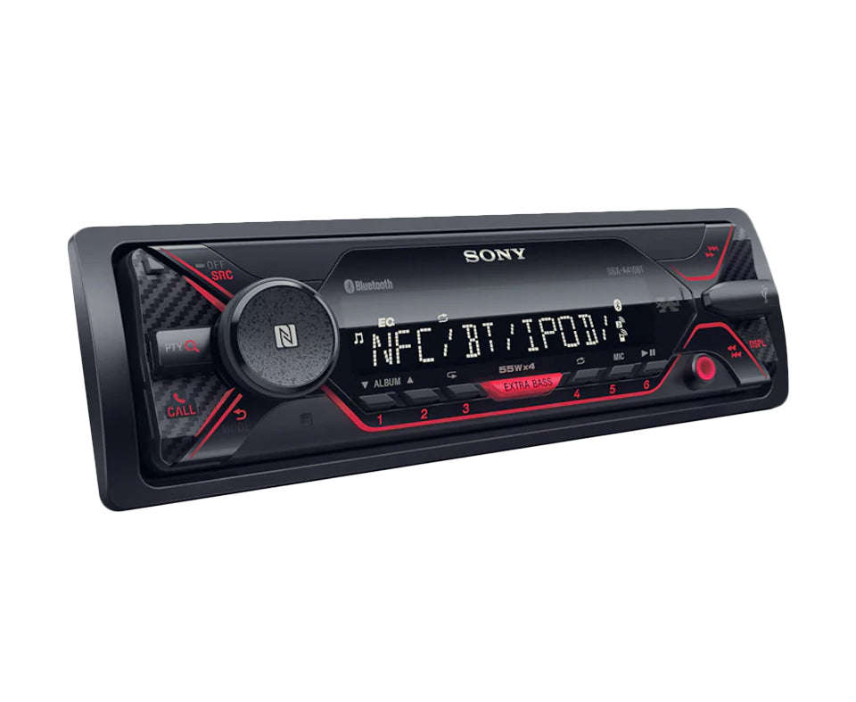 Sony DSX-A410BT Bluetooth/USB/AUX Single Din Media Player