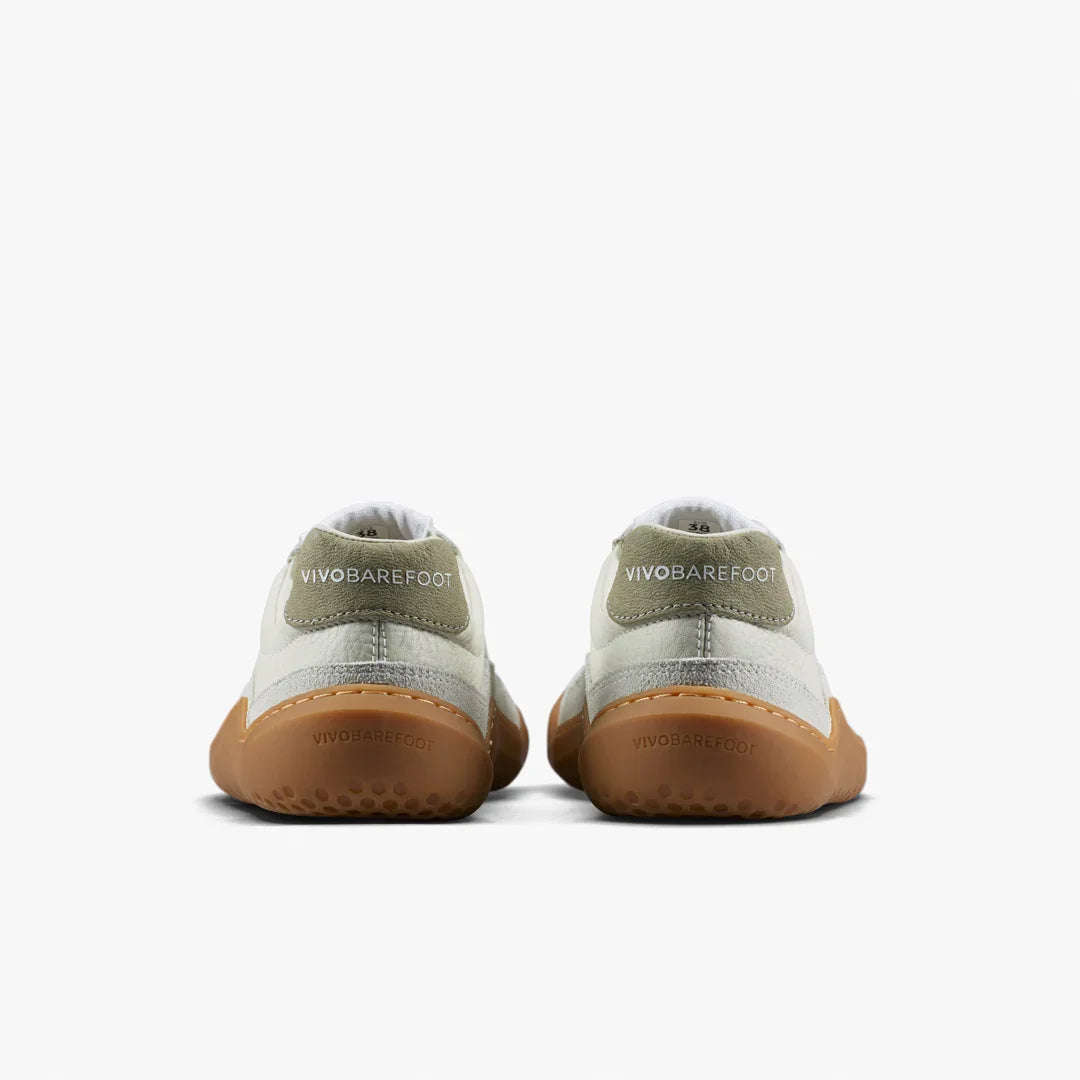 Vivobarefoot Gobi III Sneaker Leather Womens Limestone Dusty Green