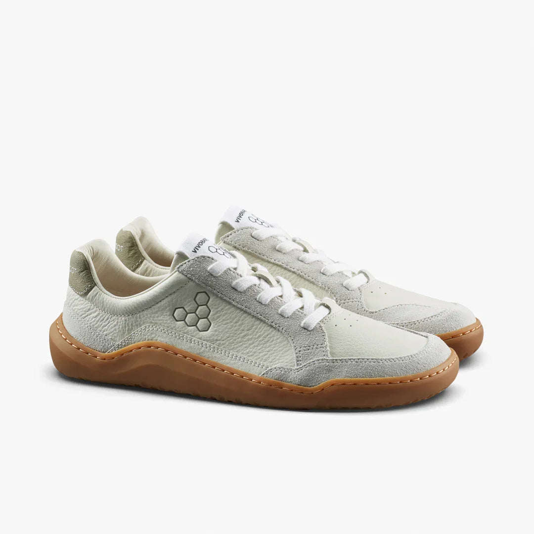 Vivobarefoot Gobi III Sneaker Leather Womens Limestone Dusty Green