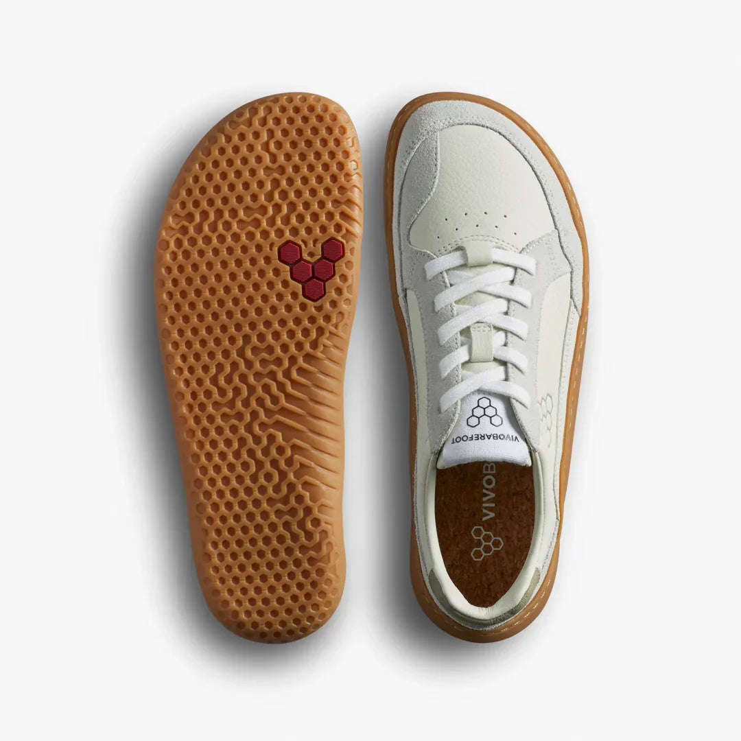Vivobarefoot Gobi III Sneaker Leather Womens Limestone Dusty Green