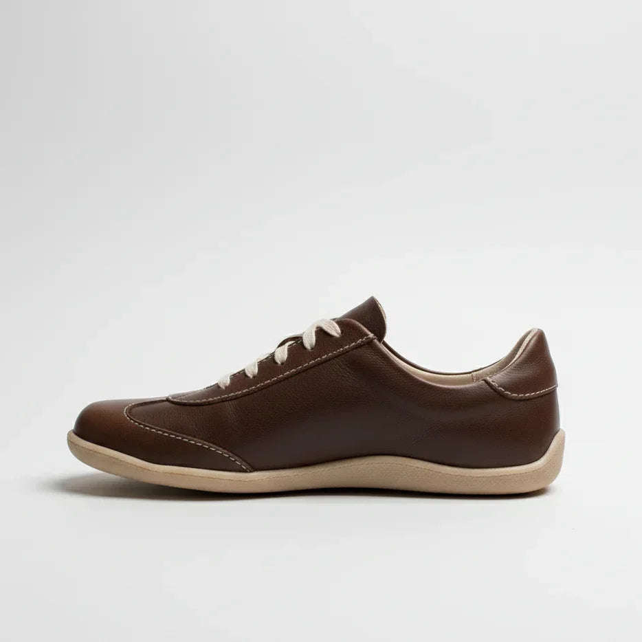 Esthe UTip Brown Diesel Unisex Leather Sneaker