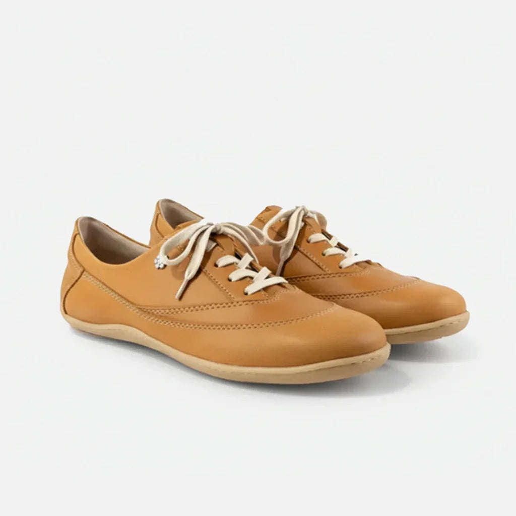 Esthe UTip Toffee Unisex Leather Sneakers