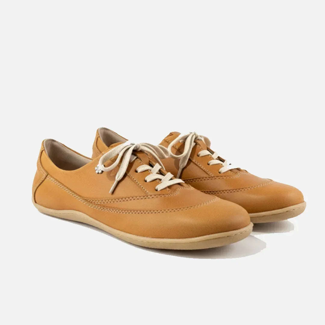 Esthe UTip Toffee Unisex Leather Sneakers