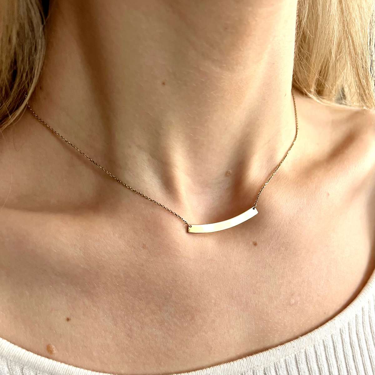 9ct Chain with Plate