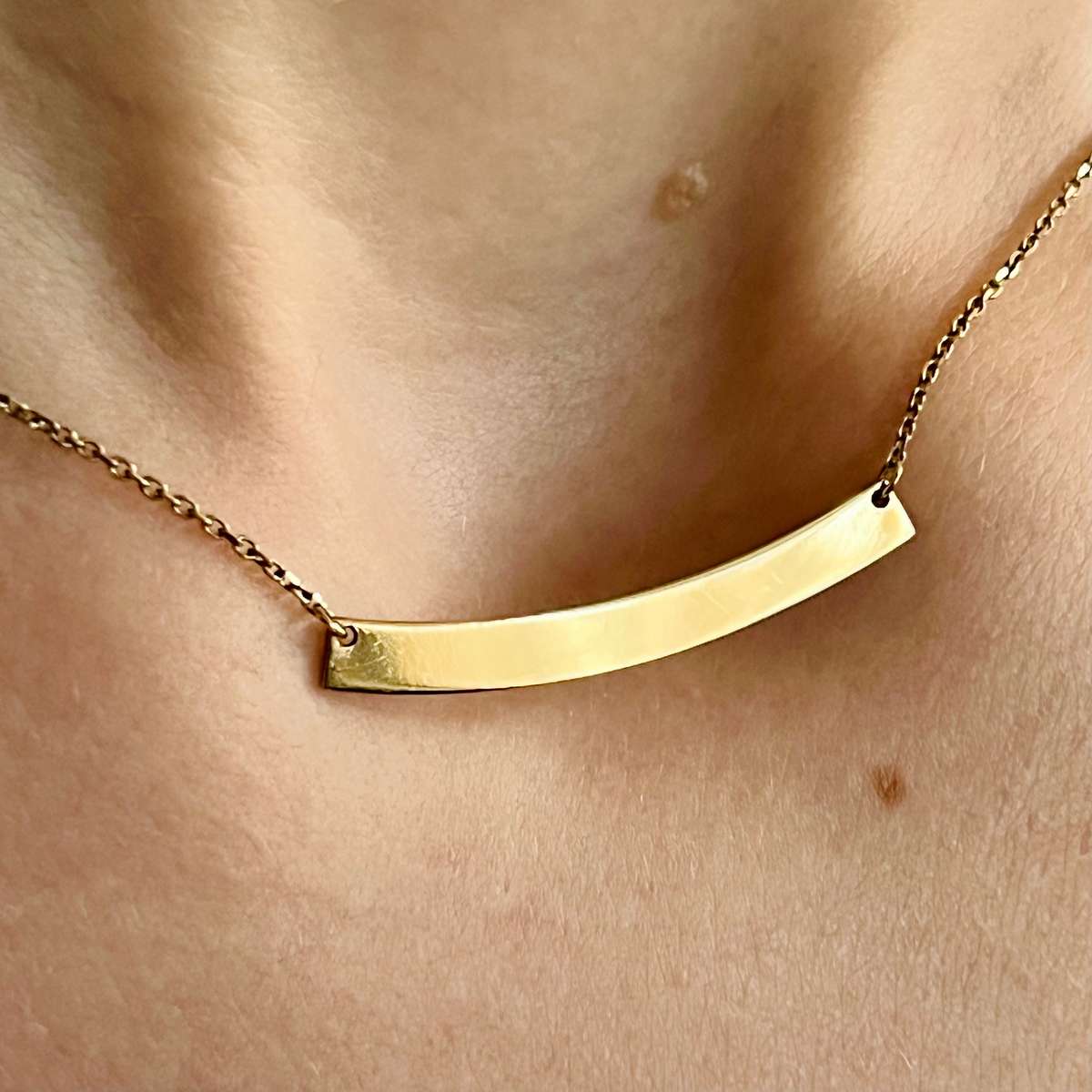 9ct Chain with Plate