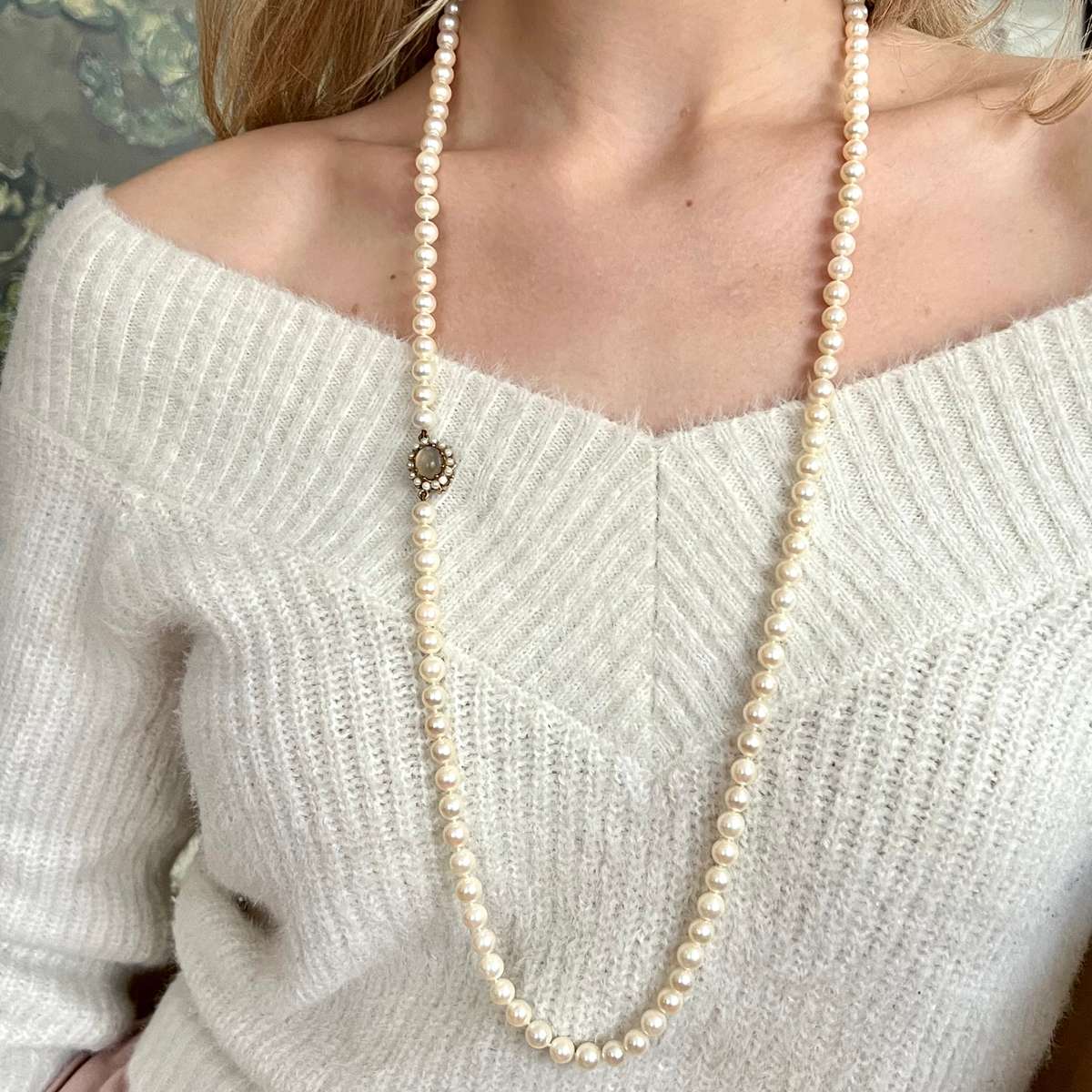Vintage Pearl Necklace