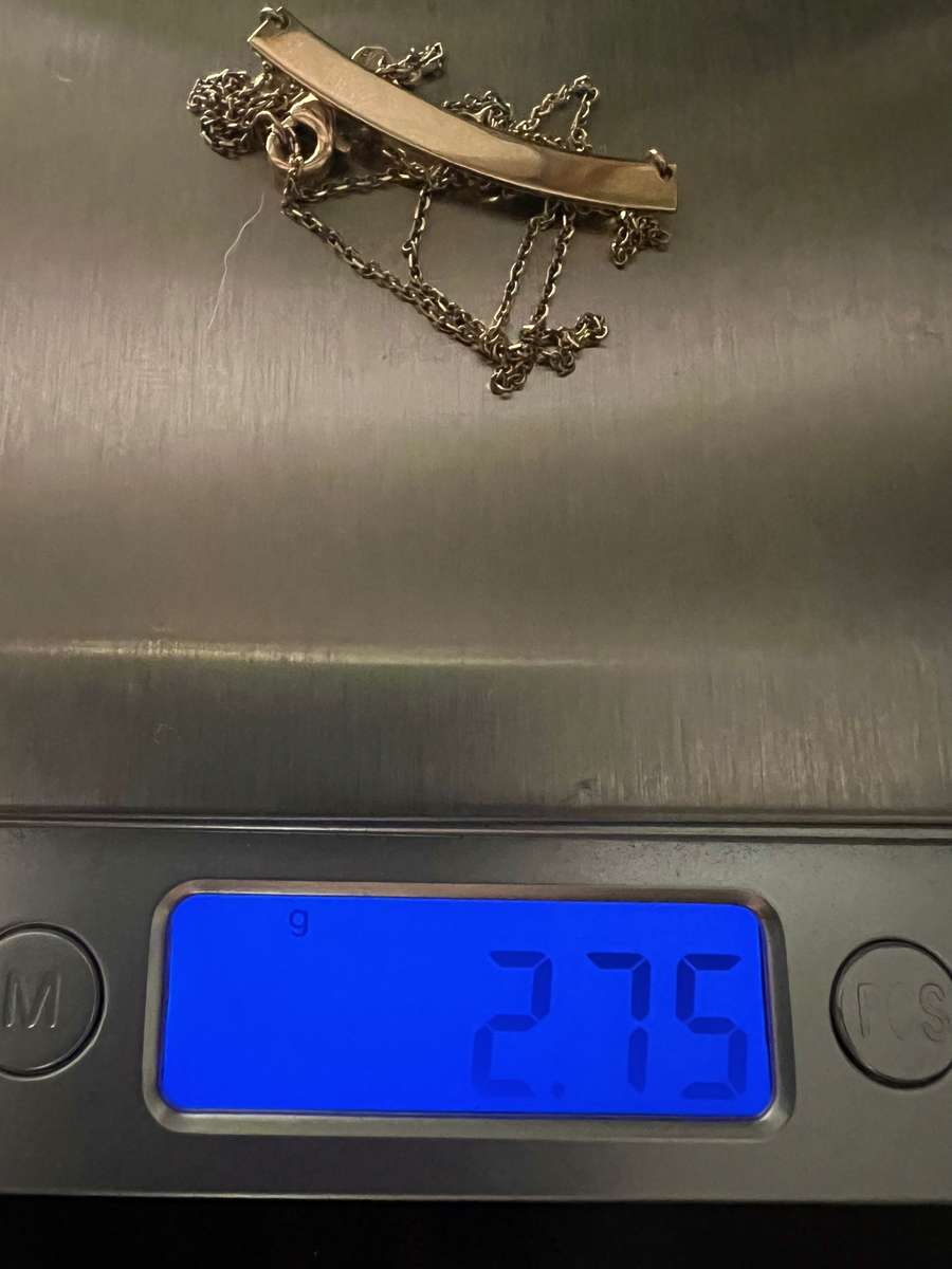 9ct Chain with Plate