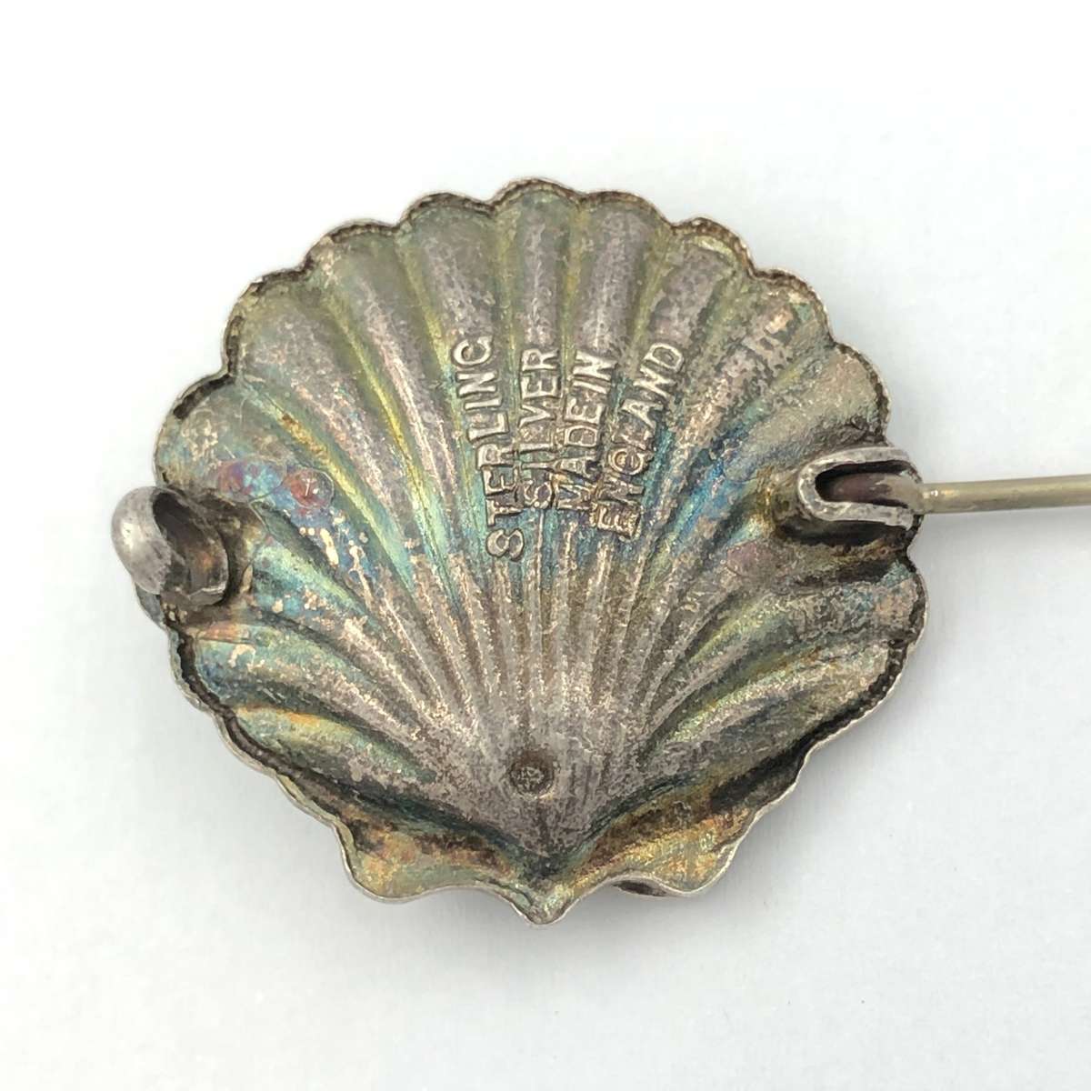 Vintage Silver and Enamel Sprite Brooch