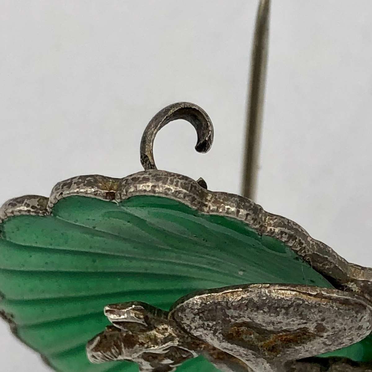 Vintage Silver and Enamel Sprite Brooch