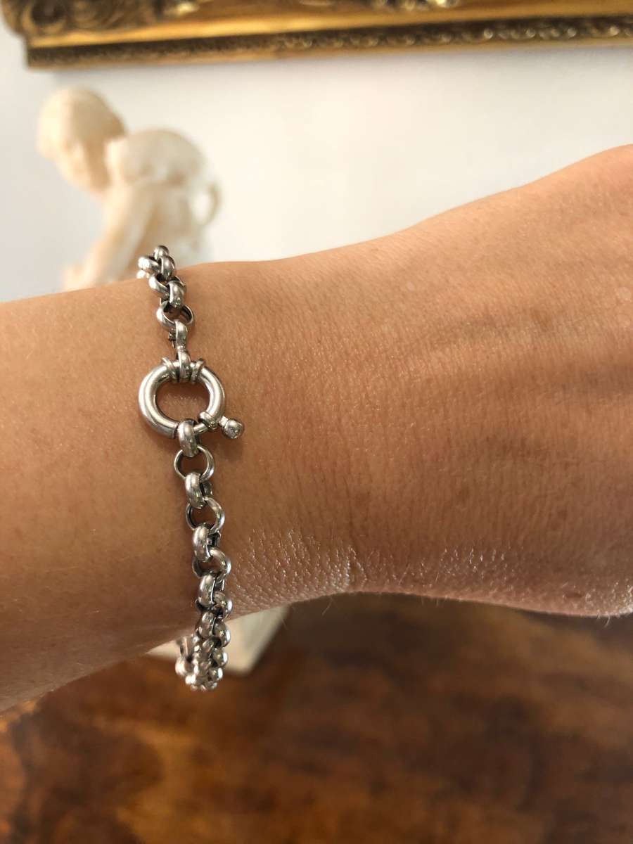 Silver Belcher Bracelet