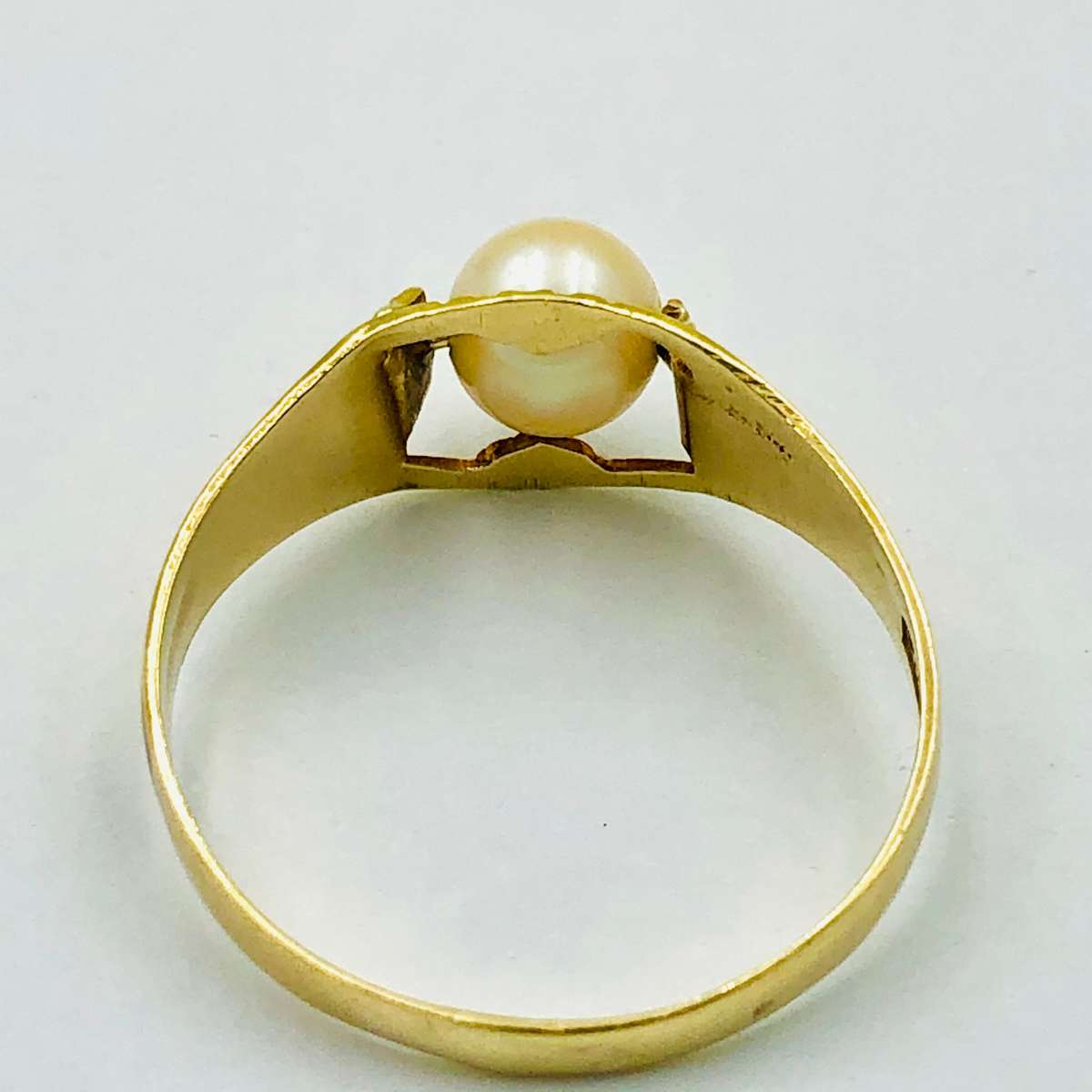 Antique Forget-me-not Pearl Ring