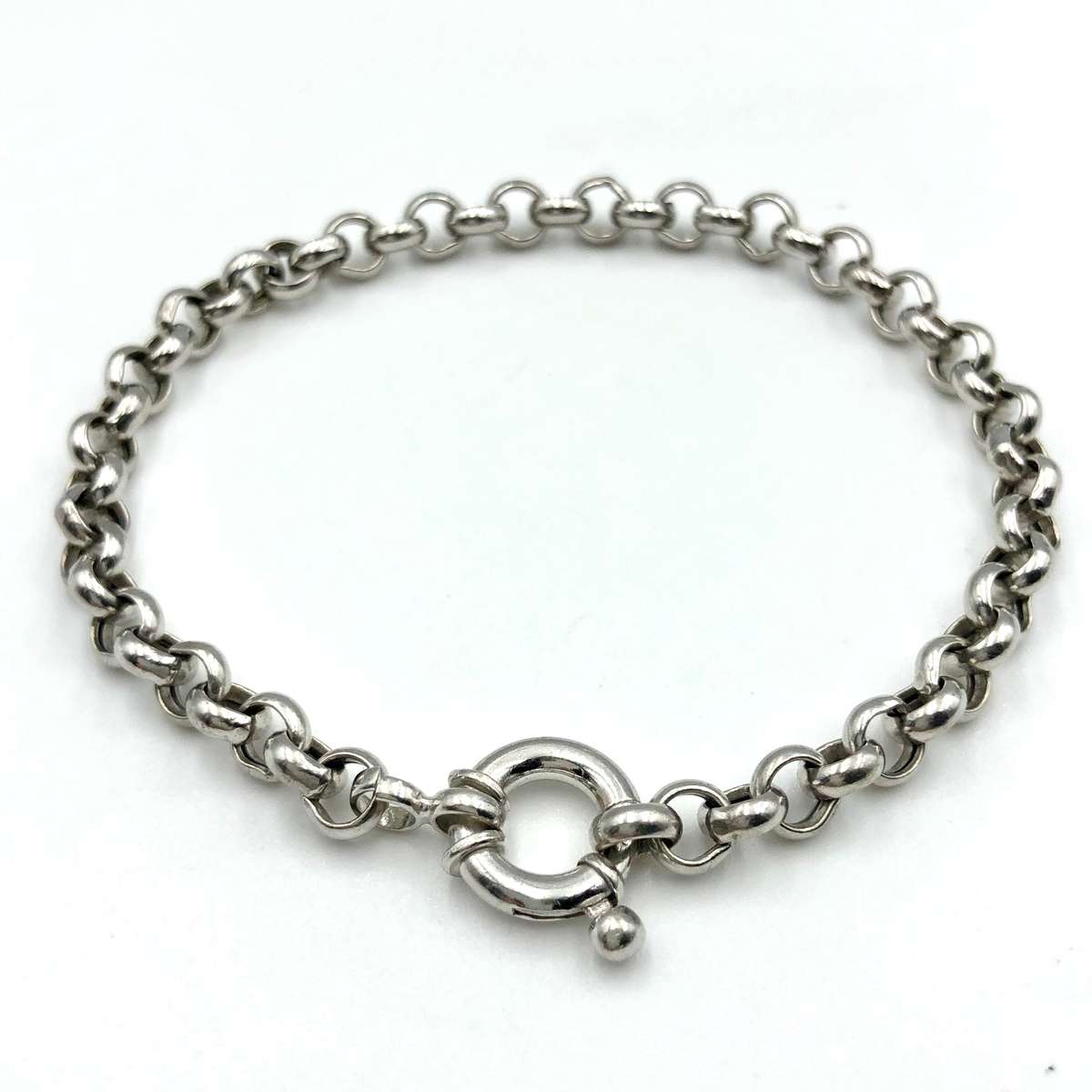 Silver Belcher Bracelet