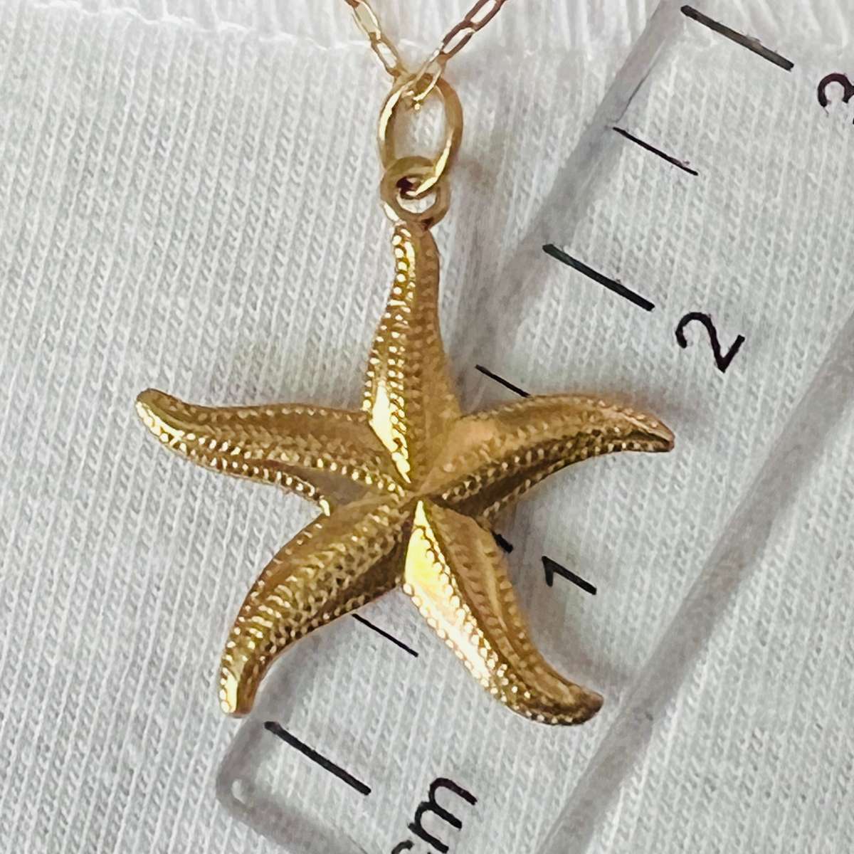 9ct Gold Sea Star Charm or Pendant