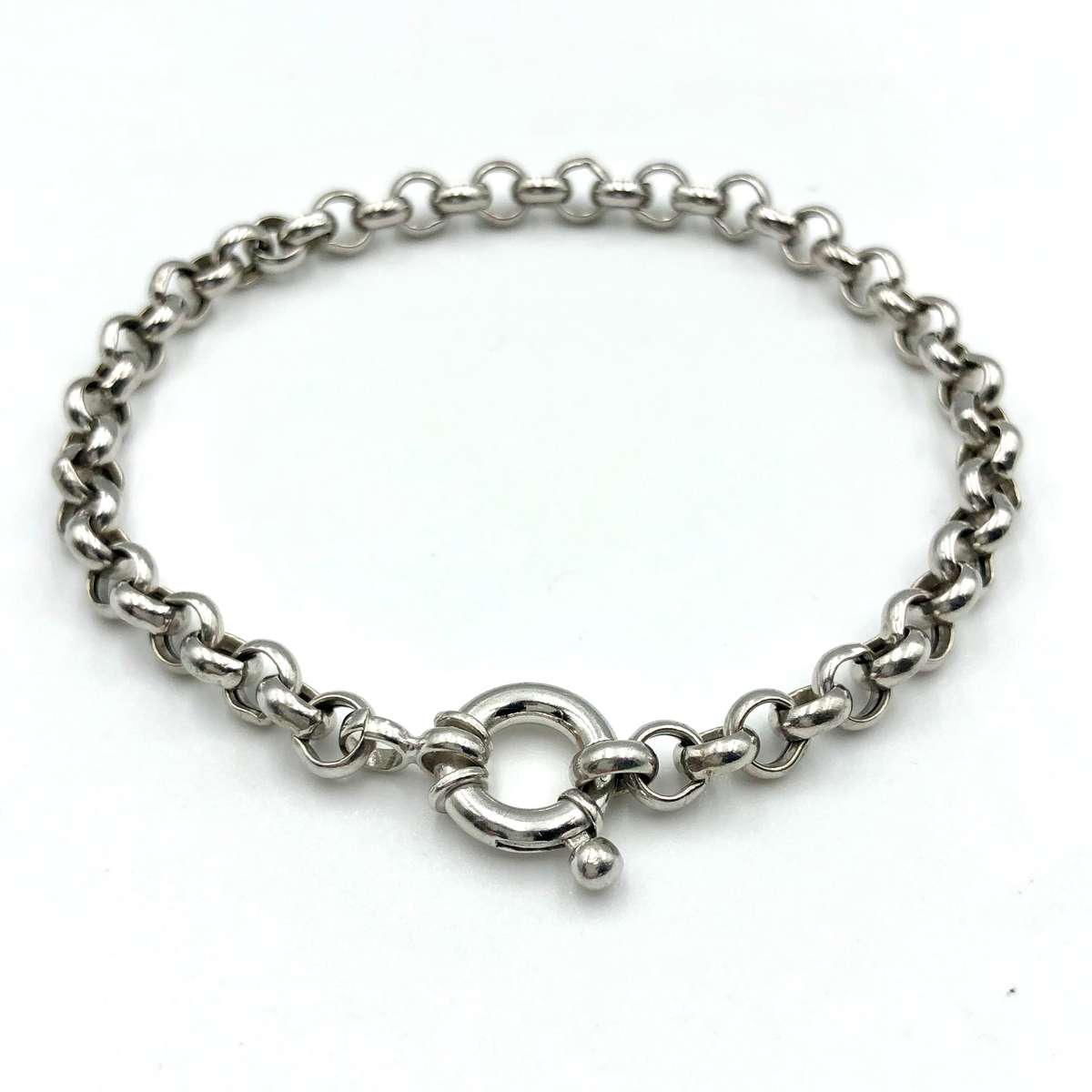 Silver Belcher Bracelet