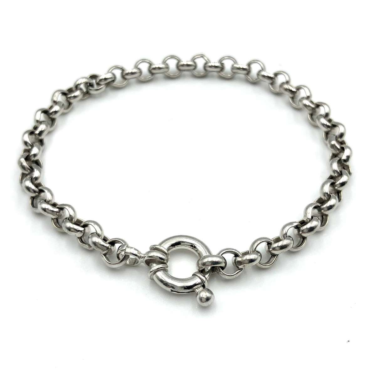 Silver Belcher Bracelet