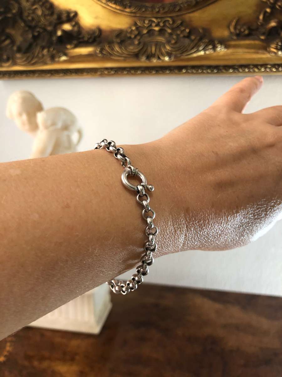 Silver Belcher Bracelet